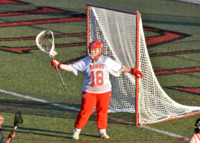 Morgan Coppini recorded 15 saves and four ground balls and allowed 14 goals in Friday's loss at Greensboro. With 202 saves in two seasons, she is just the third Huntingdon goalie to reach 200 career saves.