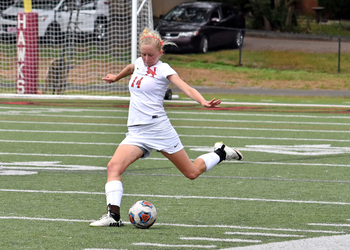 Jenna Maschino had one shot on goal in Wednesday's loss to Covenant.