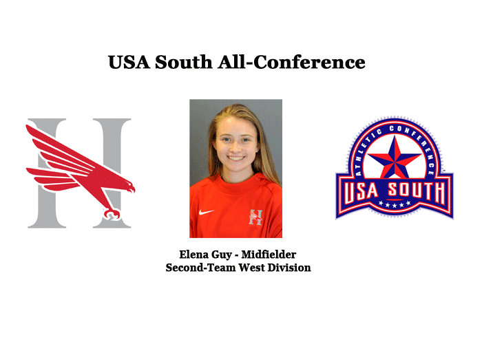Guy earns second-team West Division honors from USA South