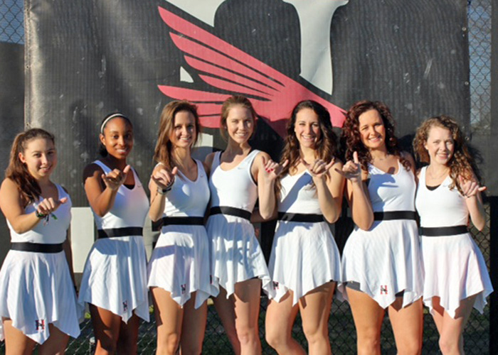 Lady Hawks fall in USA South tennis tournament