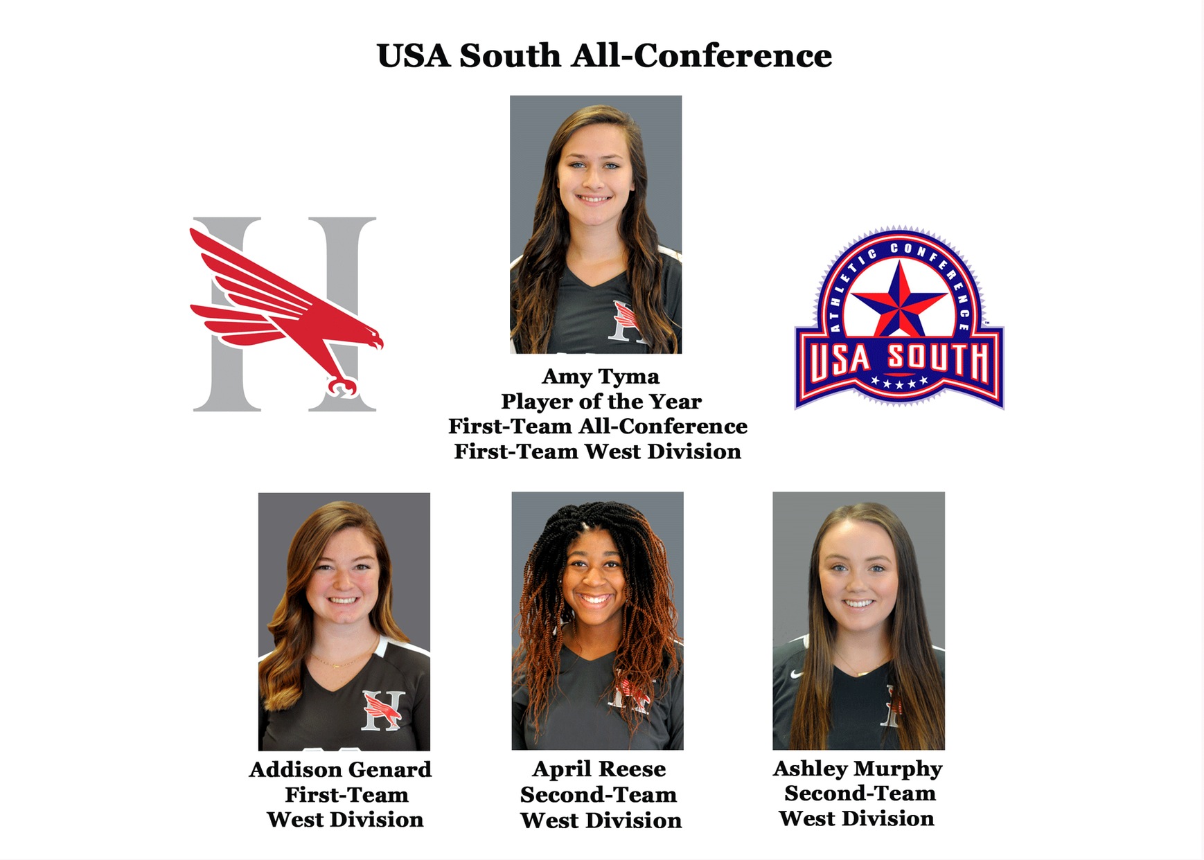 Tyma named Player of the Year, four Hawks earn All-Conference awards