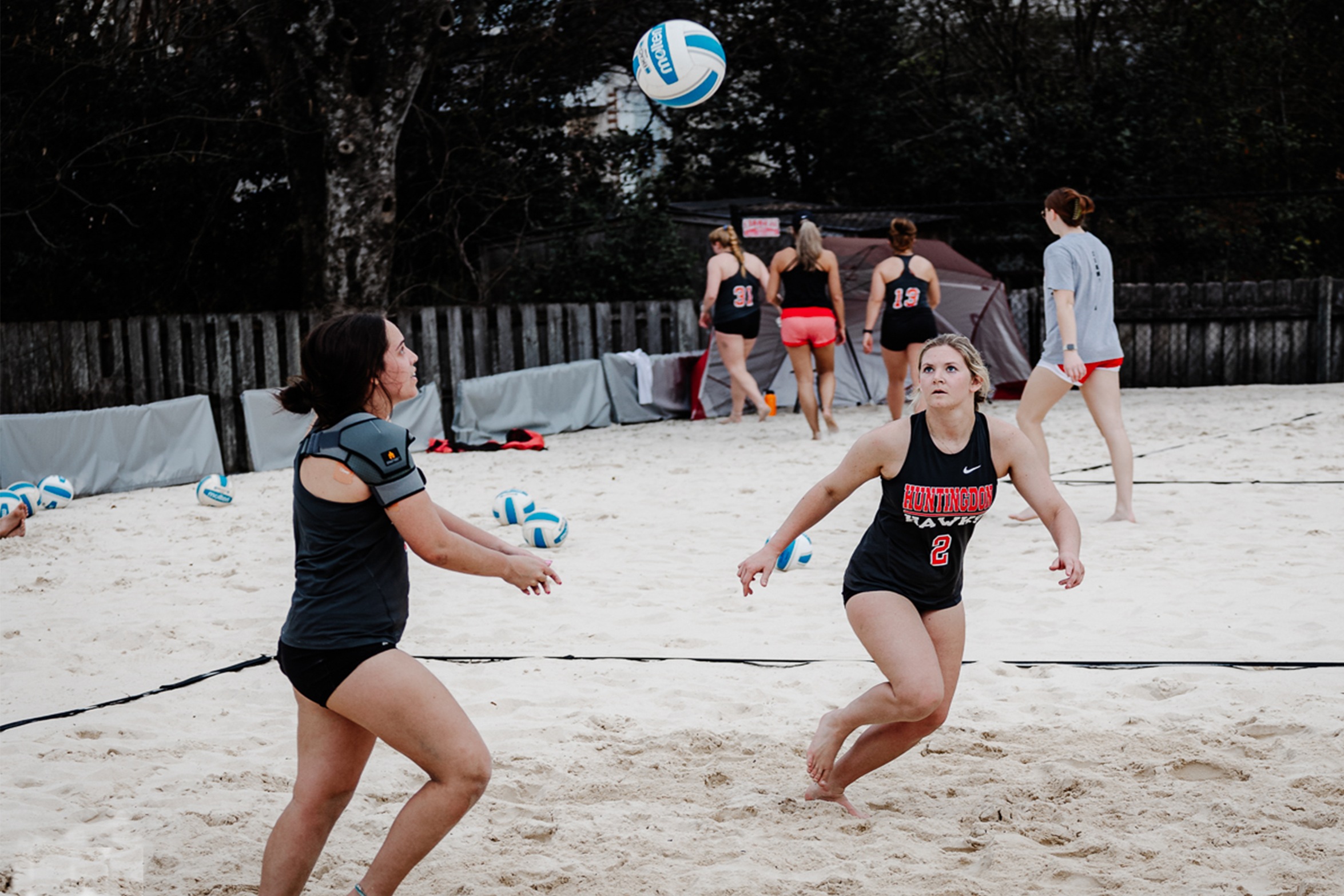 Hawks Sweep Day One of the Berry Beach Bash