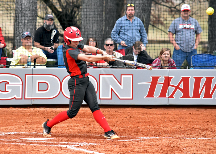 Kaci Cochran was 3-for-4 with a two-run home run, four RBIs and a run in two games on Saturday.